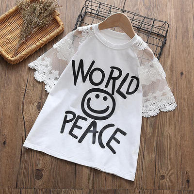 World Peace Laced Sleeve Oversized - Love Beyond, LLC
