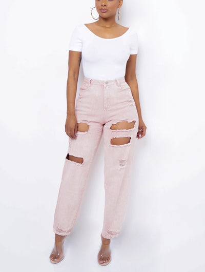 Pink Bomshell Jeans - Love Beyond, LLC